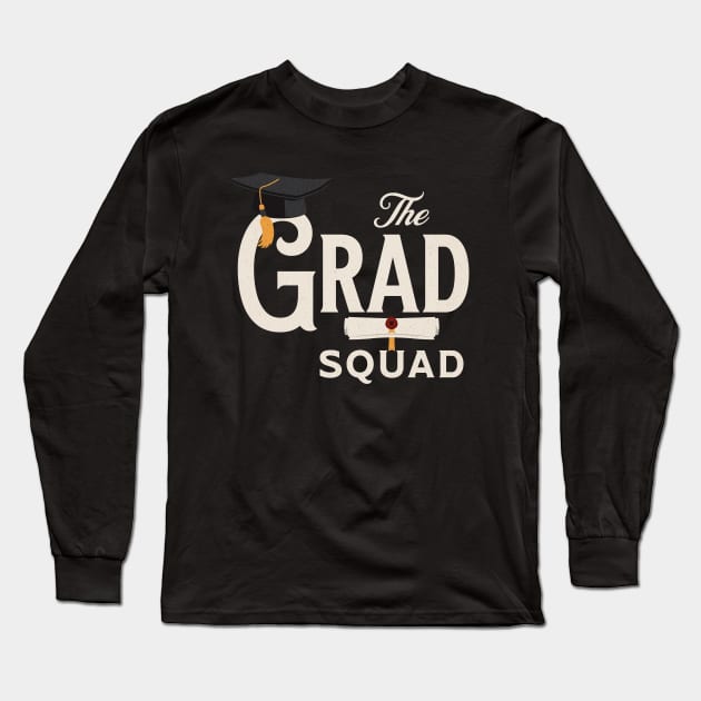 The Grad Squad 2024 Graduation Crew Long Sleeve T-Shirt by Mind Your Tee